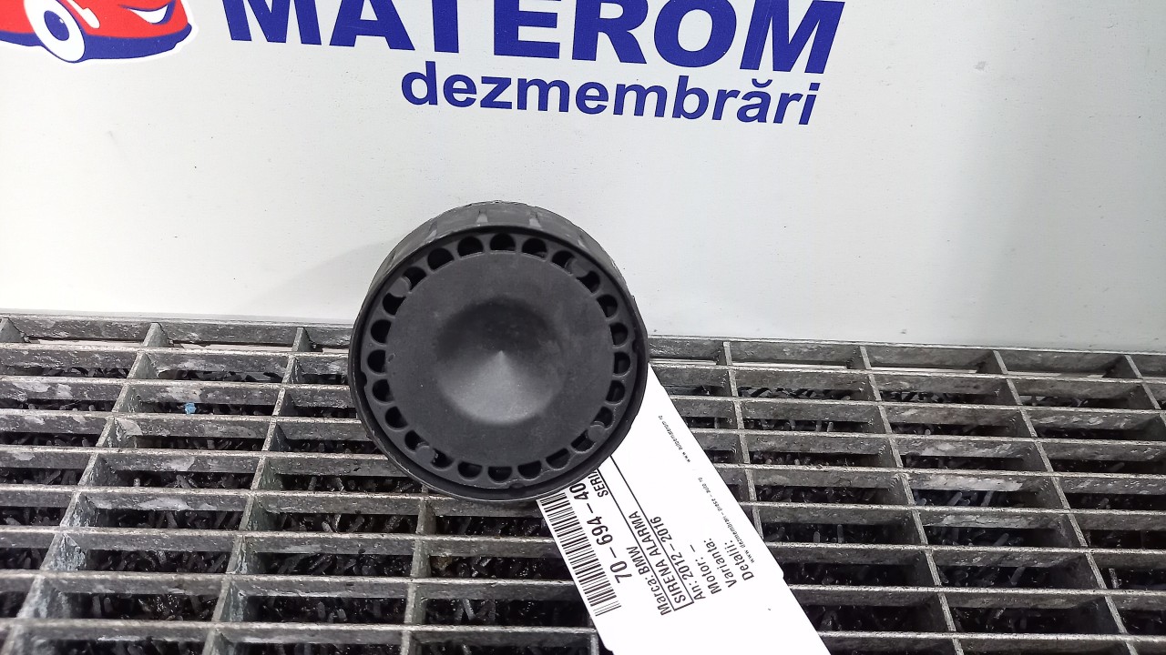 SIRENA ALARMA BMW SERIA 3 F 34 GT - - (2012 2016)