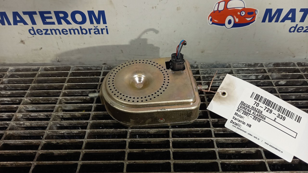 SIRENA ALARMA MAZDA 2 - - (2007 2010)