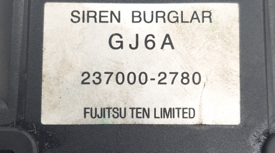Sirena Alarma Mazda RX 8 (SE17) 2003 - 2012 2370002780, 4S5393T1D, 237000-2780