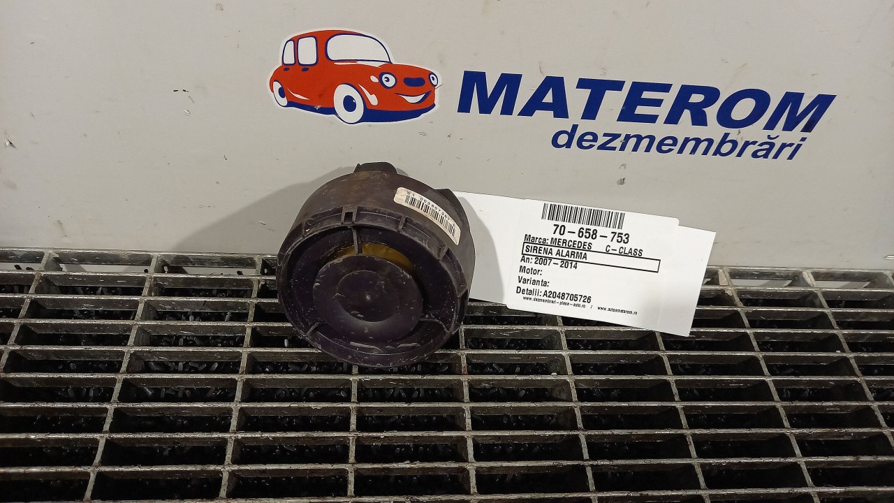 SIRENA ALARMA MERCEDES C-CLASS C-CLASS - - (2007 2011)
