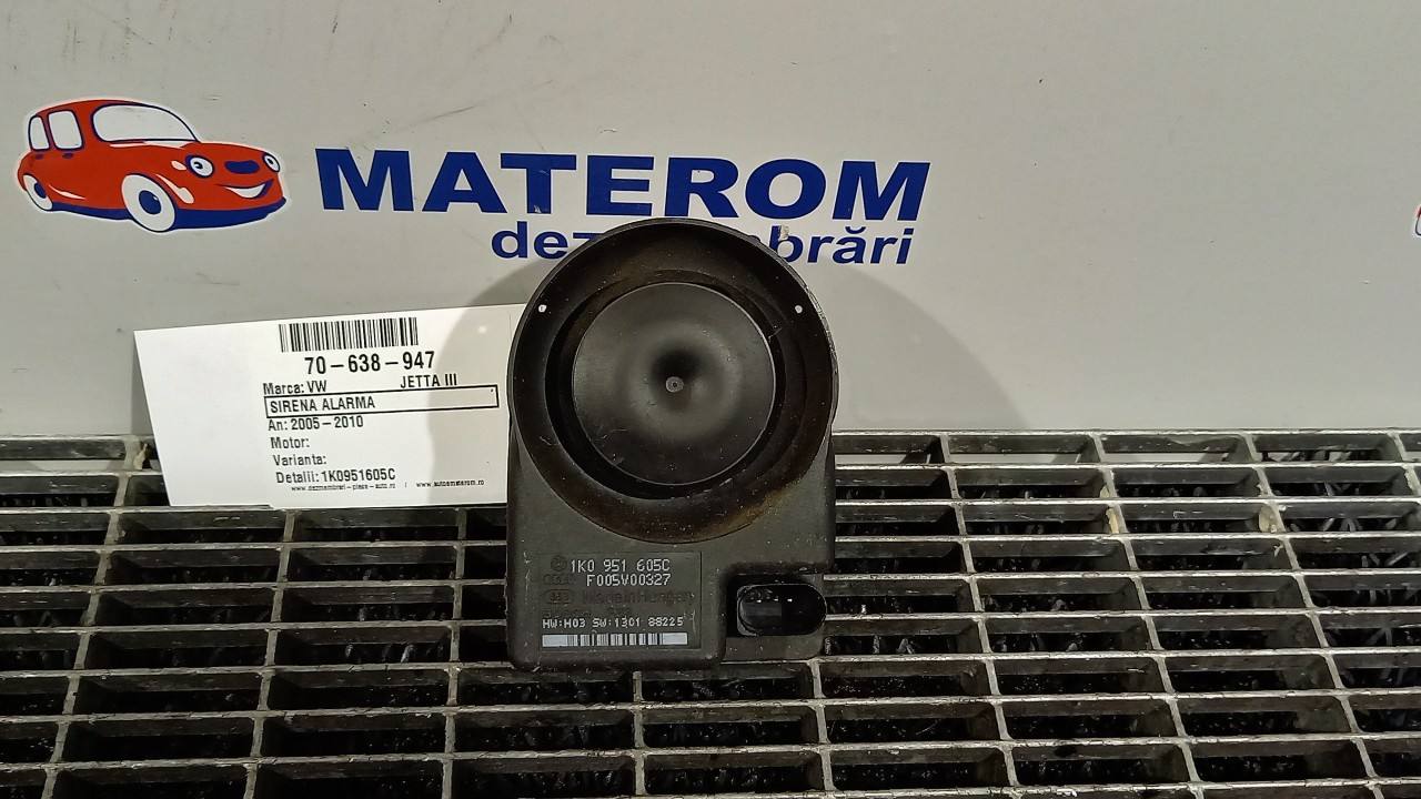 SIRENA ALARMA VW JETTA III JETTA III - - (2005 2010)