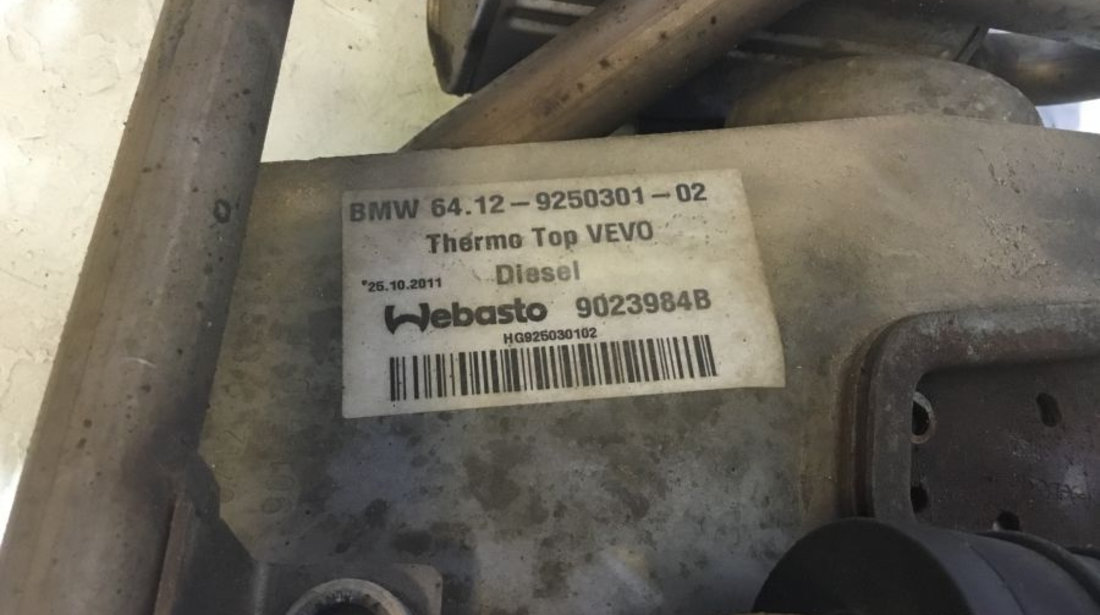 Sirocol 9250301 Webasto 3.0 Diesel BMW 5 F10 2010