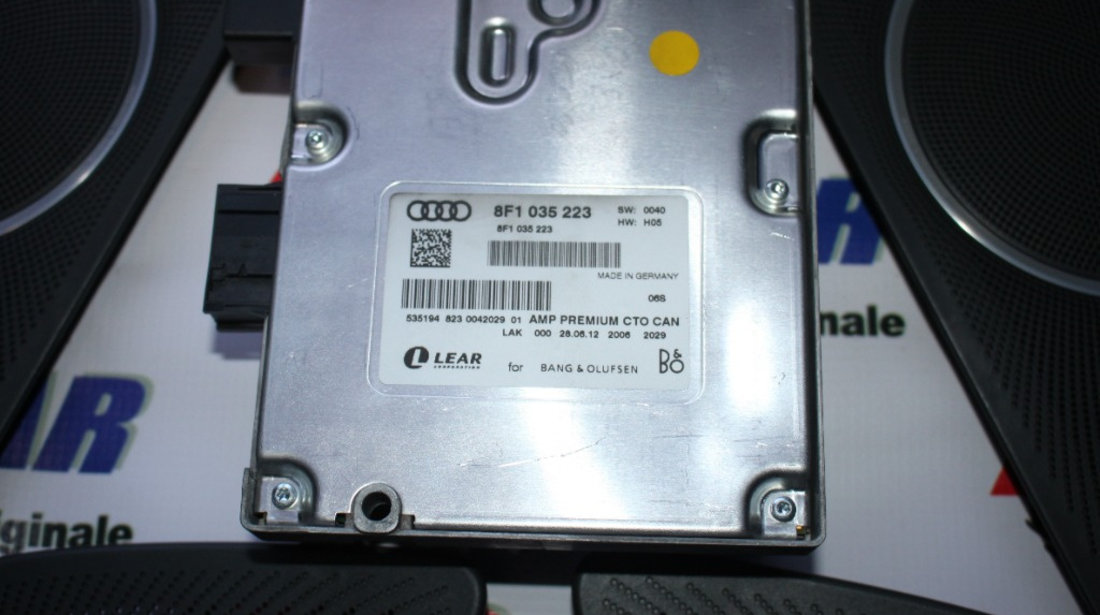 Sistem audio BANG&OLUFSEN Audi A5 8F (cabrio) 2012-2015 8F1035223