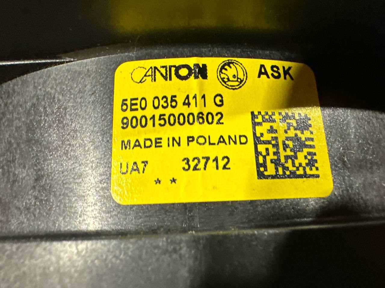 Sistem audio canton 5E0035411D Skoda Octavia III Hatchback (5E3) 1.2 TSI 86 cai CYVA