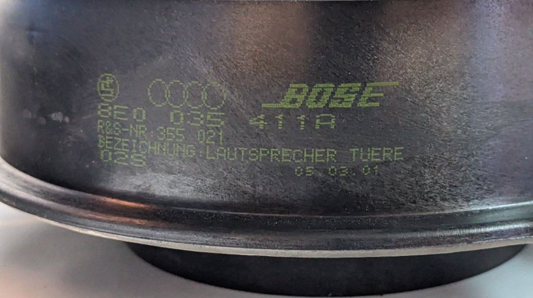 Sistem audio complet BOSE Audi A4 B6 B7