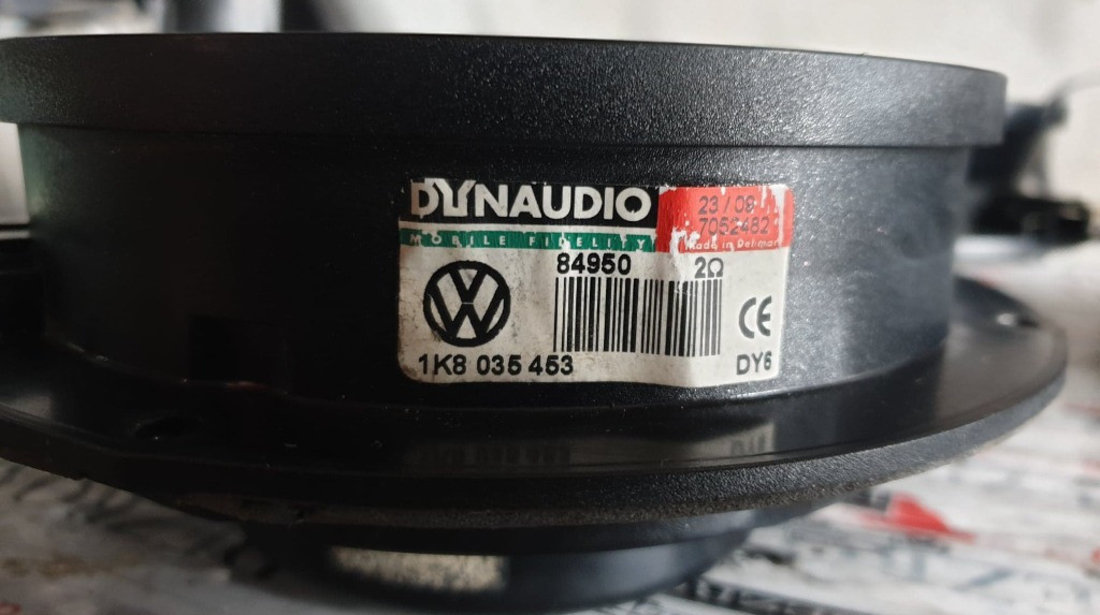 Sistem audio original DYNAUDIO VW e-Golf coduri : 1K8035453 / 1K8035453 / 5K0035456