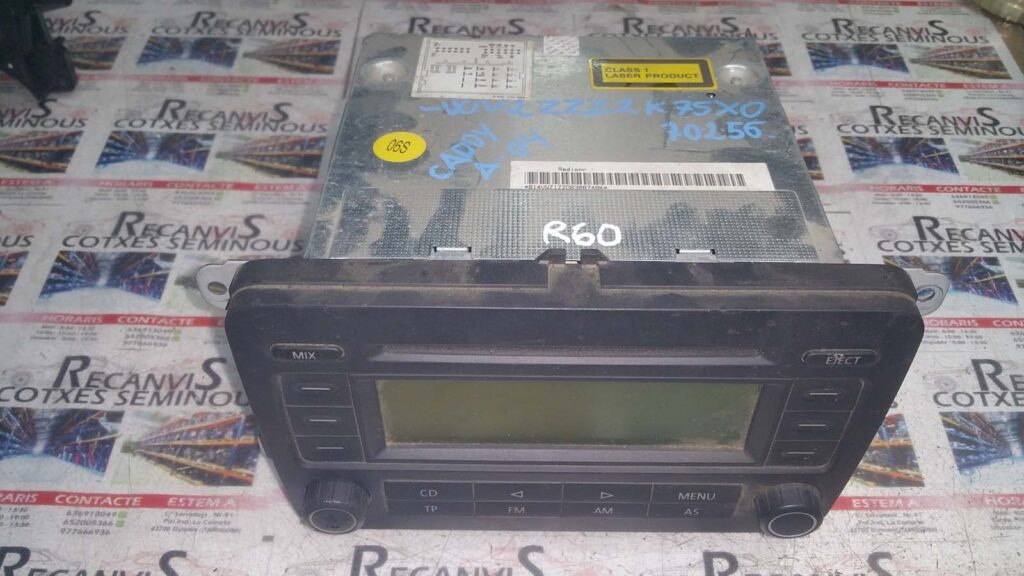 SISTEM AUDIO RADIO CD VOLKSWAGEN GOLF 5 1K0 035 186 L / 1K0035186L1K0 035 186 L / 1K0035186L