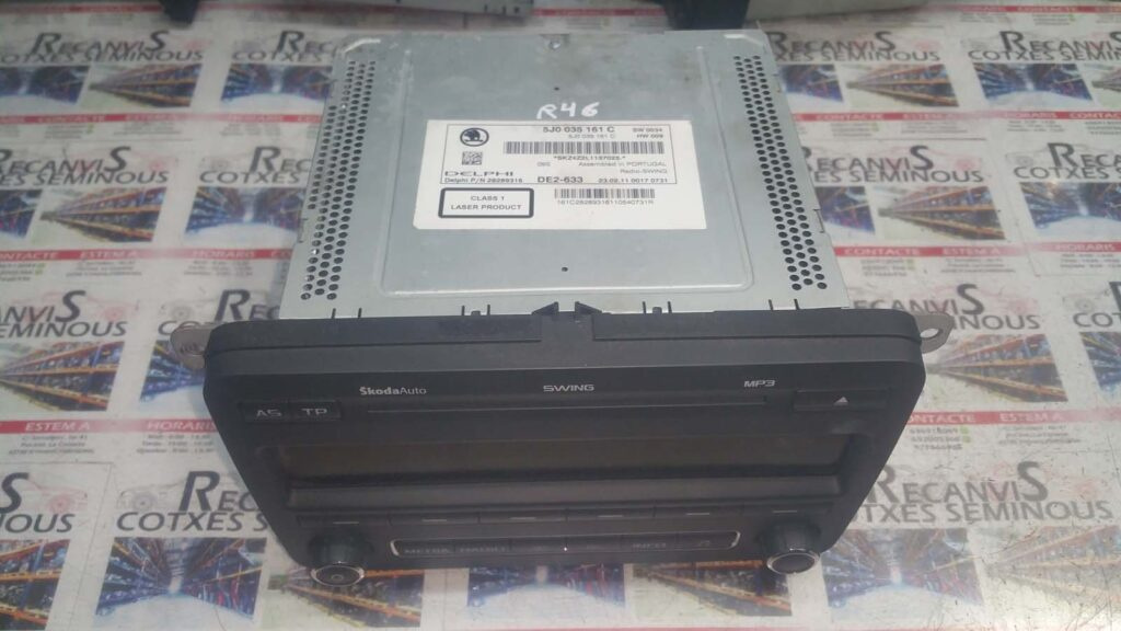 SISTEM AUDIO SKODA FABIA 5J0 035 161 C / 5J0035161C / 282893165J0 035 161 C / 5J0035161C / 28289316