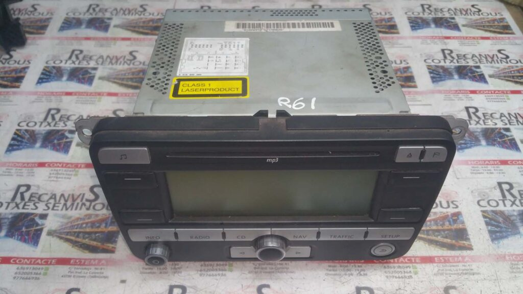 SISTEM AUDIO VOLKSWAGEN TOURAN 1K0 035 191 D / 1K0035191D / 7 612 002 044 / 76120020441K0 035 191 D / 1K0035191D / 7 612 002 044 / 7612002044