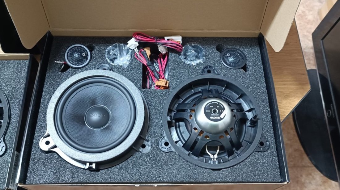 SISTEM BOXE COMPONENTE AUTO AWAVE AWN 650C 165MM 60W RMS DEDICAT RENAULT DACIA NISSAN SMART