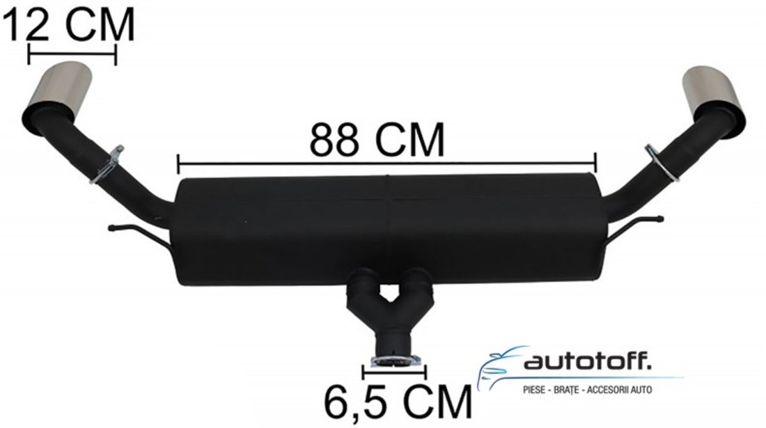 Sistem de evacuare dubla BMW X6 E71 (2008-2012)