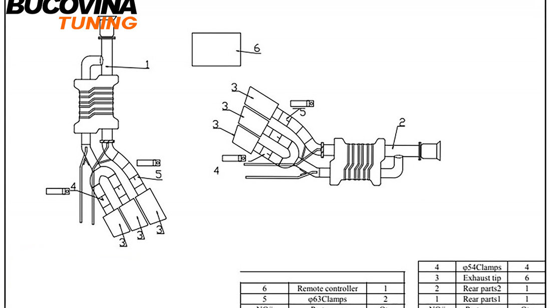 Sistem de evacuare Negru complet compatibil cu Mercedes Benz G-Class W463 (89-18)