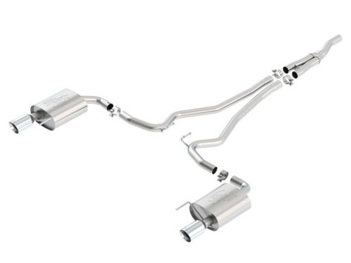 Sistem Esapament Sportiv Otel Inoxidabil Cu Doua Tevi De Eşapament Cromate Oe Ford Mustang 2015-201...