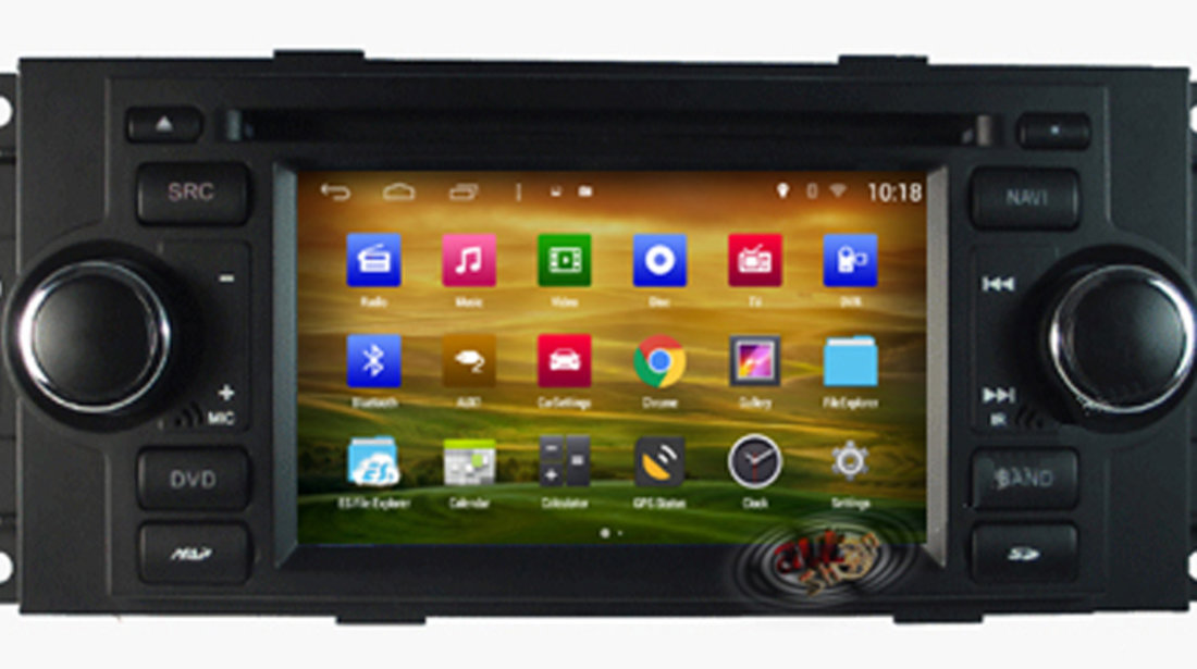 Sistem navigatie Chrysler / Dodge / Jeep cu Android, platforma S160 + camera marsarier