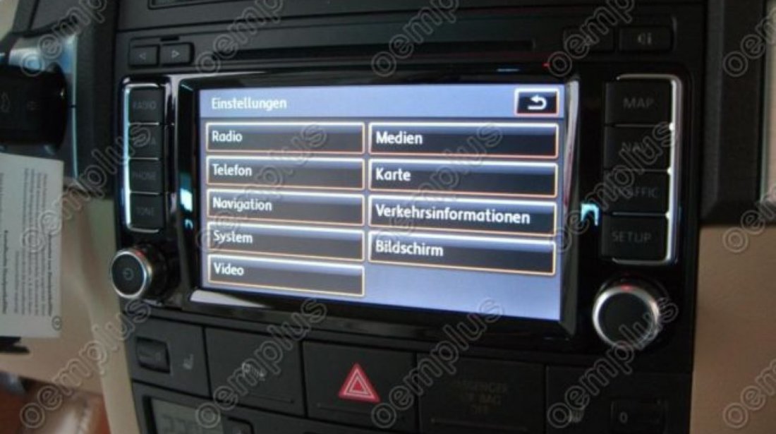 Sistem Navigatie Vw Touareg Cu Touchscreen Rns 510 + Romania