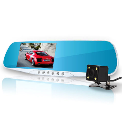 Sistem Oglinda 4,3&quot; DVR + Camera Marsarier Cod 4362 12V 060320-16