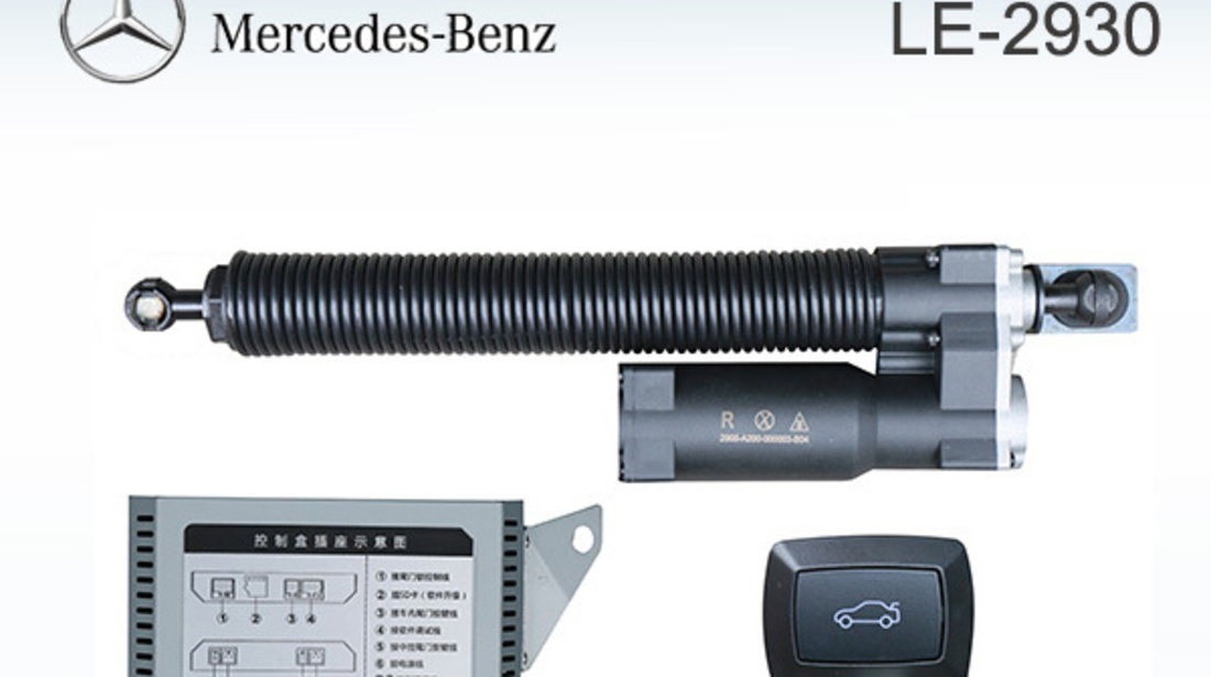 Sistem ridicare si inchidere portbagaj din buton si cheie dedicat Mercedes C W205 LE-2930