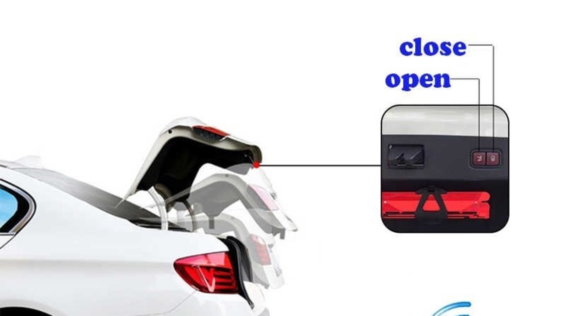 Sistem ridicare si inchidere portbagaj din buton si cheie dedicat VW Touran 5T 2016-2019 LE5616LA