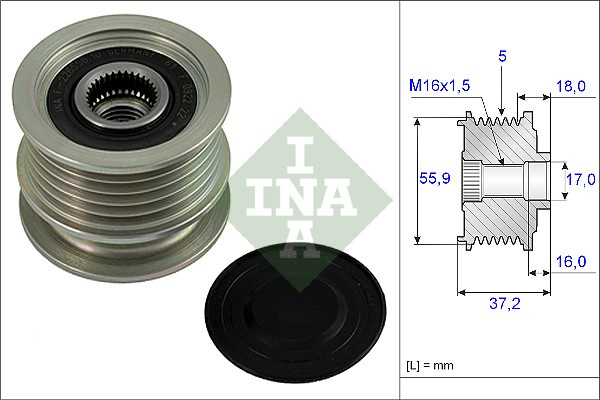 Sistem roata libera, generator (535000910 INA) SEAT,SKODA,VW
