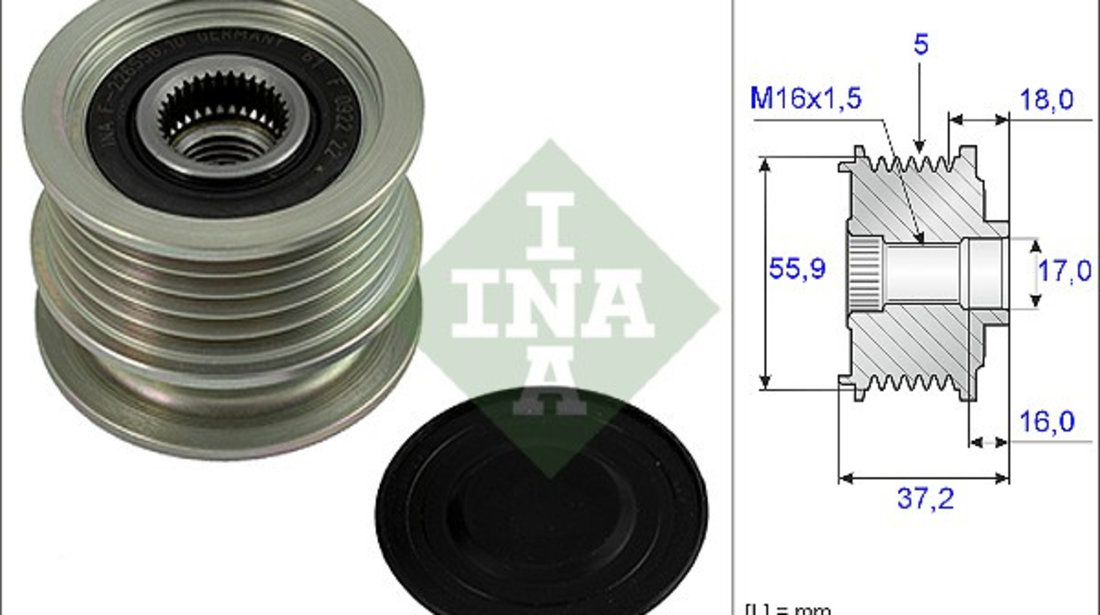 Sistem roata libera, generator (535000910 INA) SEAT,SKODA,VW