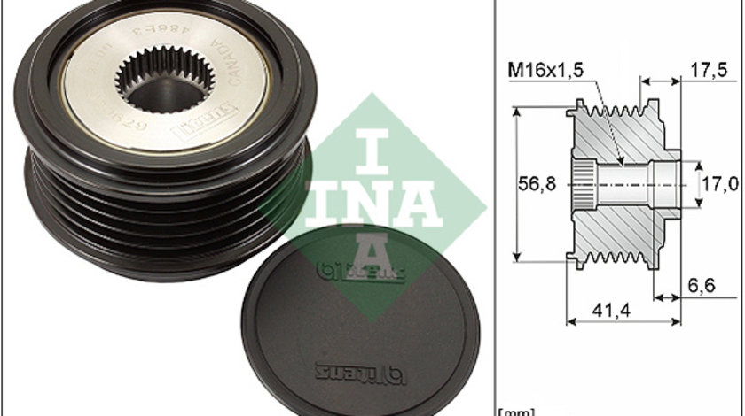 Sistem roata libera, generator (535007130 INA) CADILLAC,OPEL,SAAB,VAUXHALL