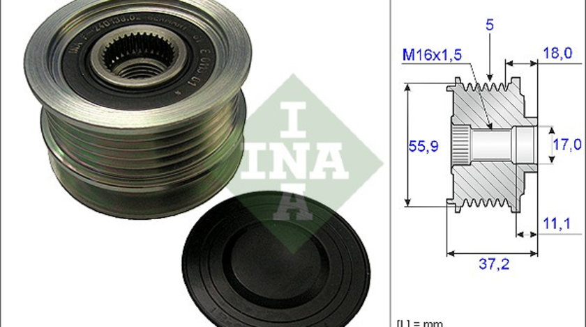 Sistem roata libera, generator (535009610 INA) AUDI,VW