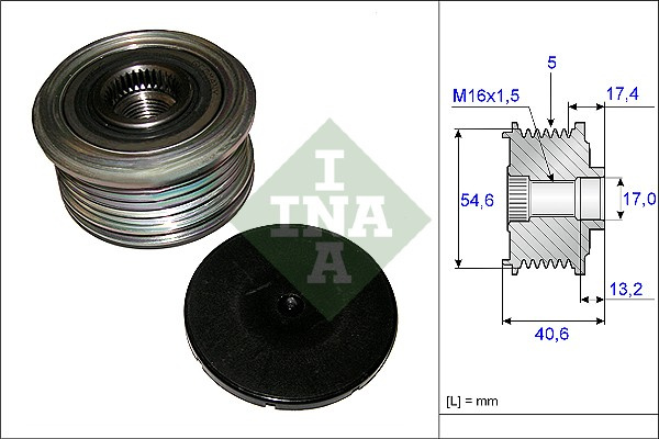 Sistem roata libera, generator (535010910 INA) DACIA,NISSAN,RENAULT