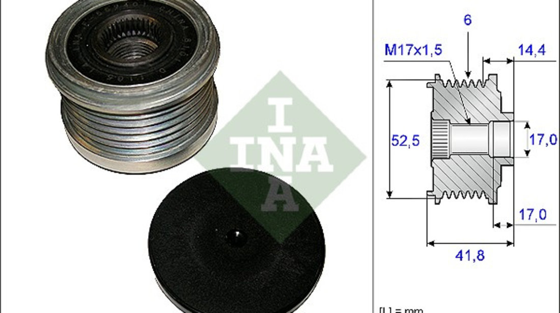 Sistem roata libera, generator (535014710 INA) NISSAN