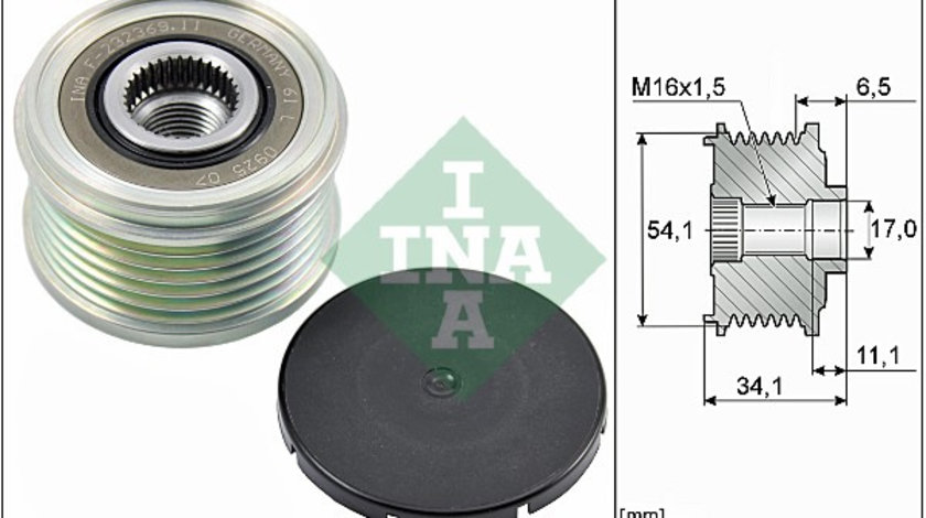 Sistem roata libera, generator (535017910 INA) Citroen,FIAT,LANCIA,PEUGEOT,SUZUKI