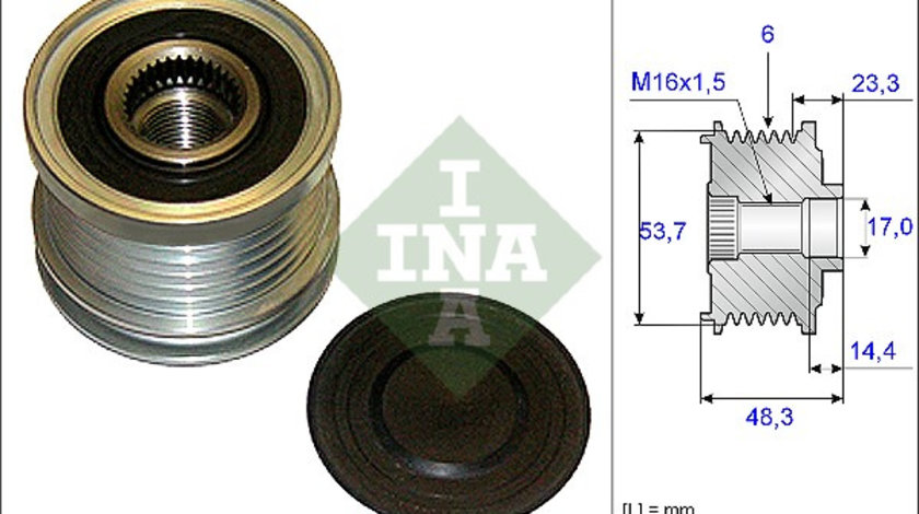 Sistem roata libera, generator (535020410 INA) OPEL,SAAB,VAUXHALL