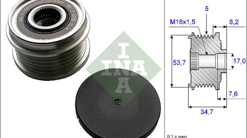 Sistem roata libera, generator (535021110 INA) OPEL,VAUXHALL