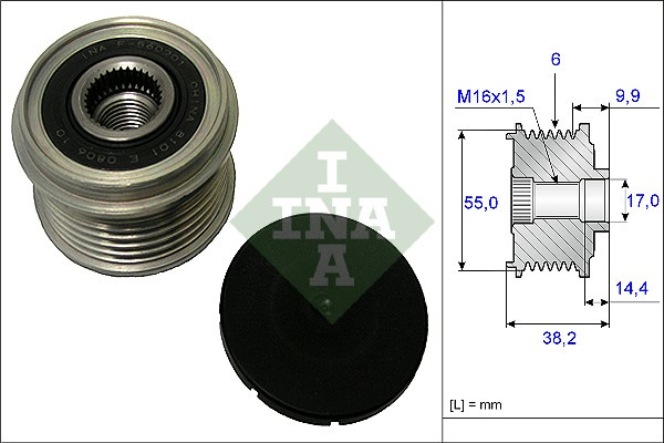 Sistem roata libera, generator (535021610 INA) GENESIS,HYUNDAI,KIA