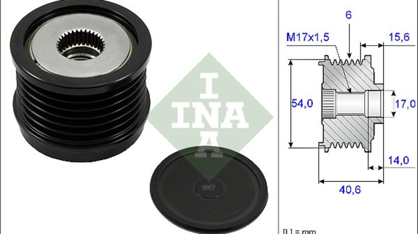 Sistem roata libera, generator (535023010 INA) ALFA ROMEO,CHRYSLER,FIAT,JEEP,LANCIA,MARUTI SUZUKI,SUZUKI