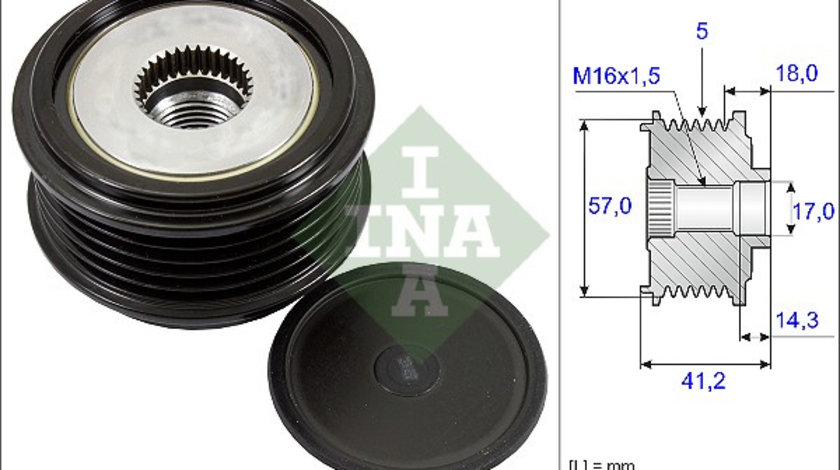 Sistem roata libera, generator (535024810 INA) HYUNDAI,KIA