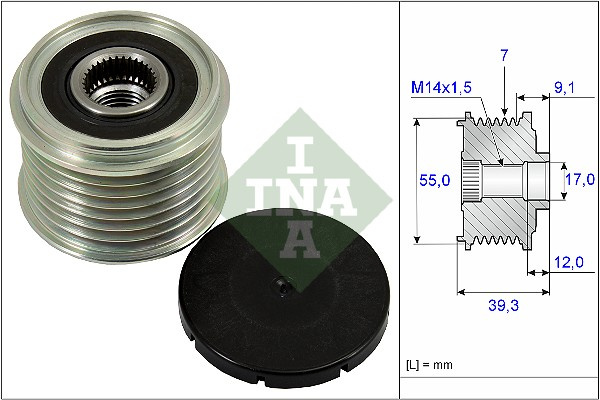 Sistem roata libera, generator (535026010 INA) SUZUKI