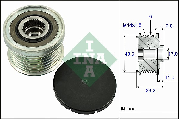 Sistem roata libera, generator (535026810 INA) BMW,FORD