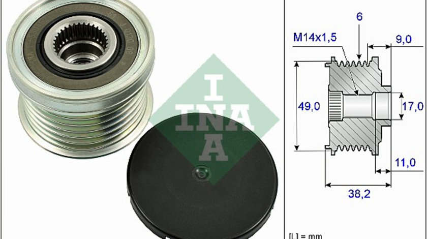 Sistem roata libera, generator (535026810 INA) BMW,FORD