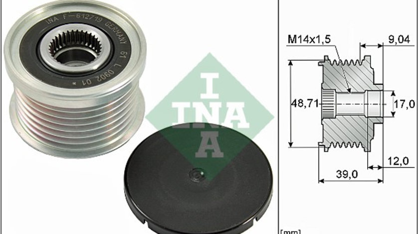 Sistem roata libera, generator (535027510 INA) BMW