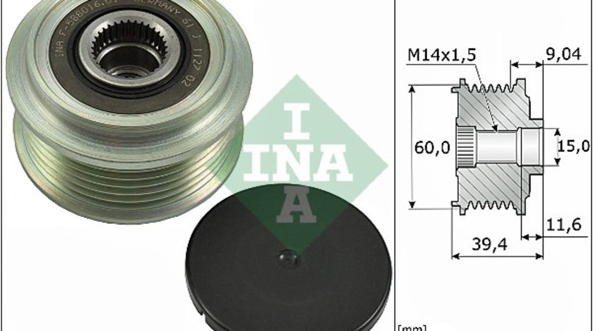 Sistem roata libera, generator (535027710 INA) Citroen,PEUGEOT,TOYOTA