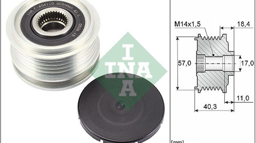 Sistem roata libera, generator (535029510 INA) HYUNDAI,KIA