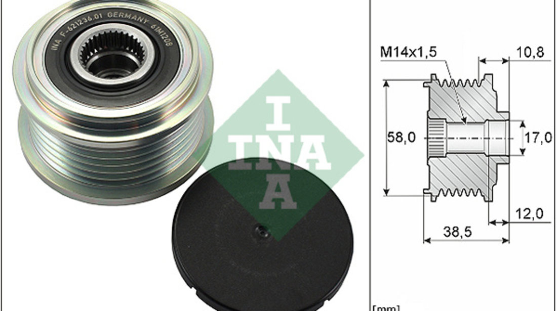 Sistem roata libera, generator (535030310 INA) TOYOTA