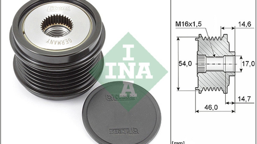 Sistem roata libera, generator (535030810 INA) Citroen,DS,OPEL,PEUGEOT,TOYOTA,VAUXHALL