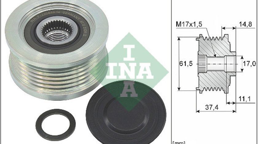 Sistem roata libera, generator (535034810 INA) FIAT,LANCIA