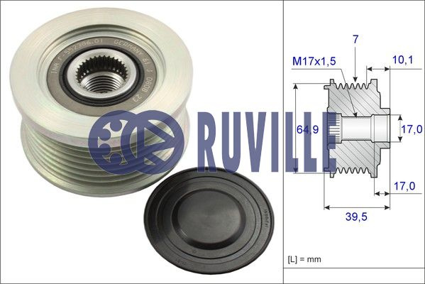 Sistem roata libera, generator (56831 EVR) DACIA,NISSAN,RENAULT