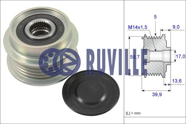 Sistem roata libera, generator (59961 EVR) TOYOTA