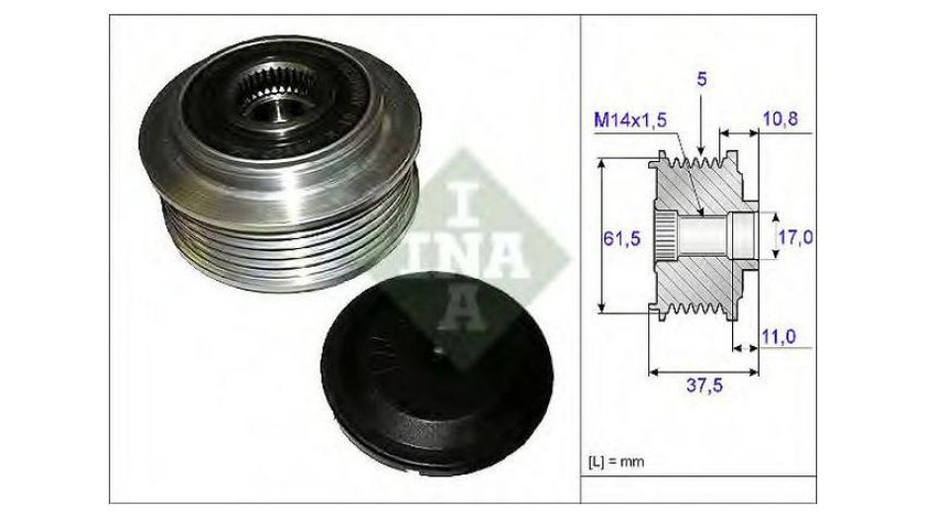 Sistem roata libera, generator Alfa Romeo 159 Sportwagon (939) 2006-2011 #2 235696