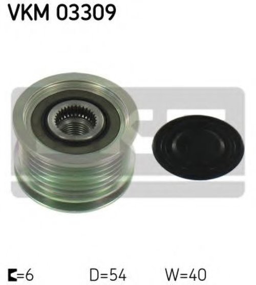 Sistem roata libera, generator CITROEN C-CROSSER ENTERPRISE (2009 - 2016) SKF VKM 03309 piesa NOUA