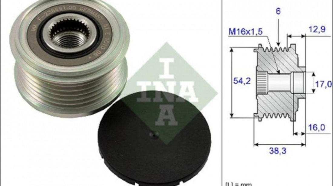 Sistem roata libera, generator Citroen C2 (JM_) 2003-2016 #2 234794