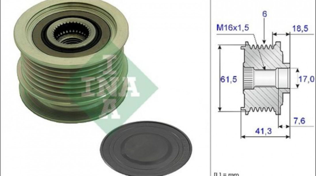 Sistem roata libera, generator Fiat GRANDE PUNTO (199) 2005-2016 #2 354650