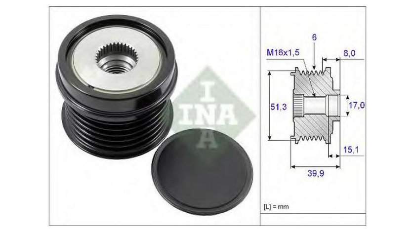 Sistem roata libera, generator Ford FIESTA VI Van 2009-2016 #2 30659849